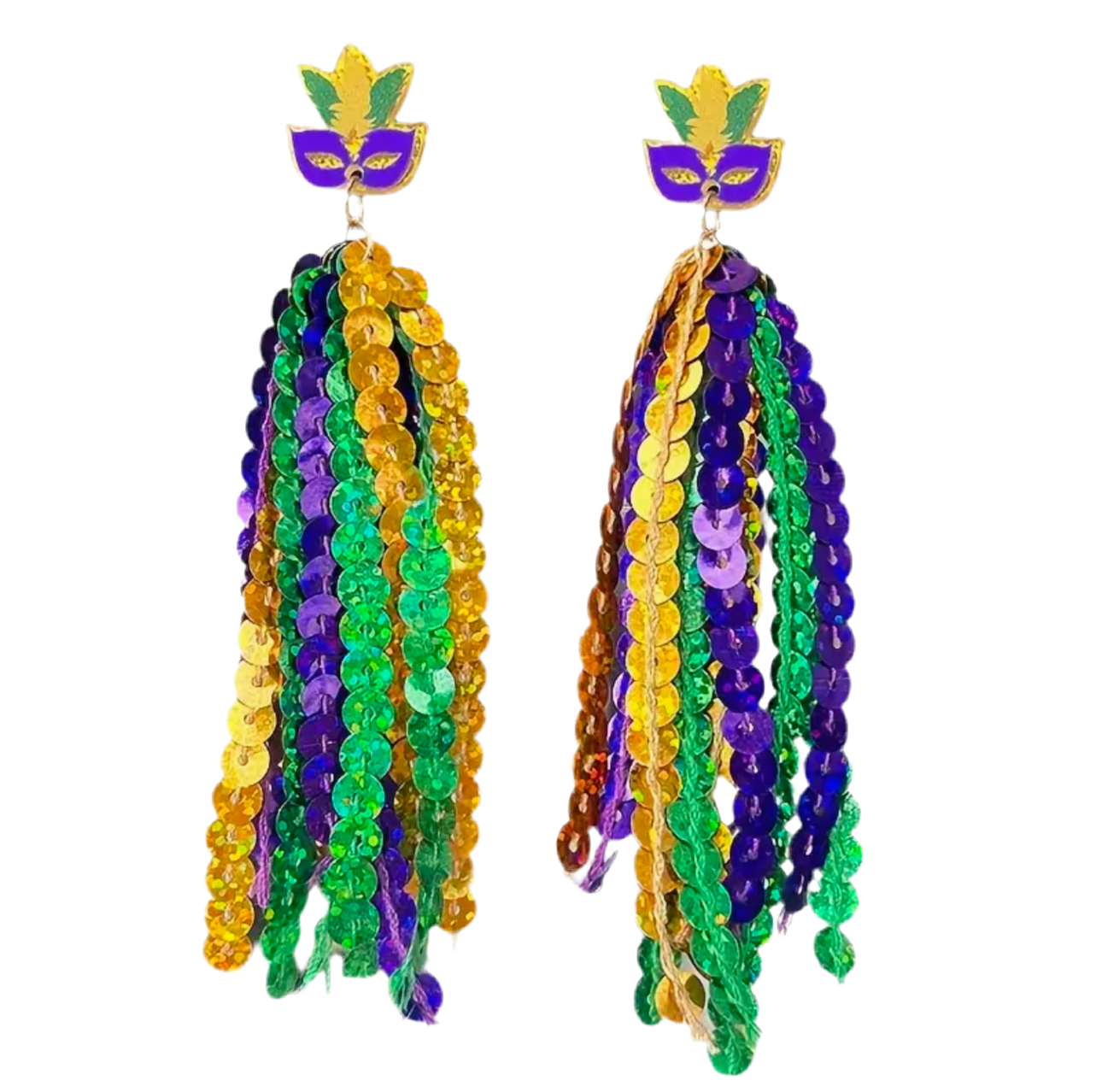 Sequin Dangle Earrings