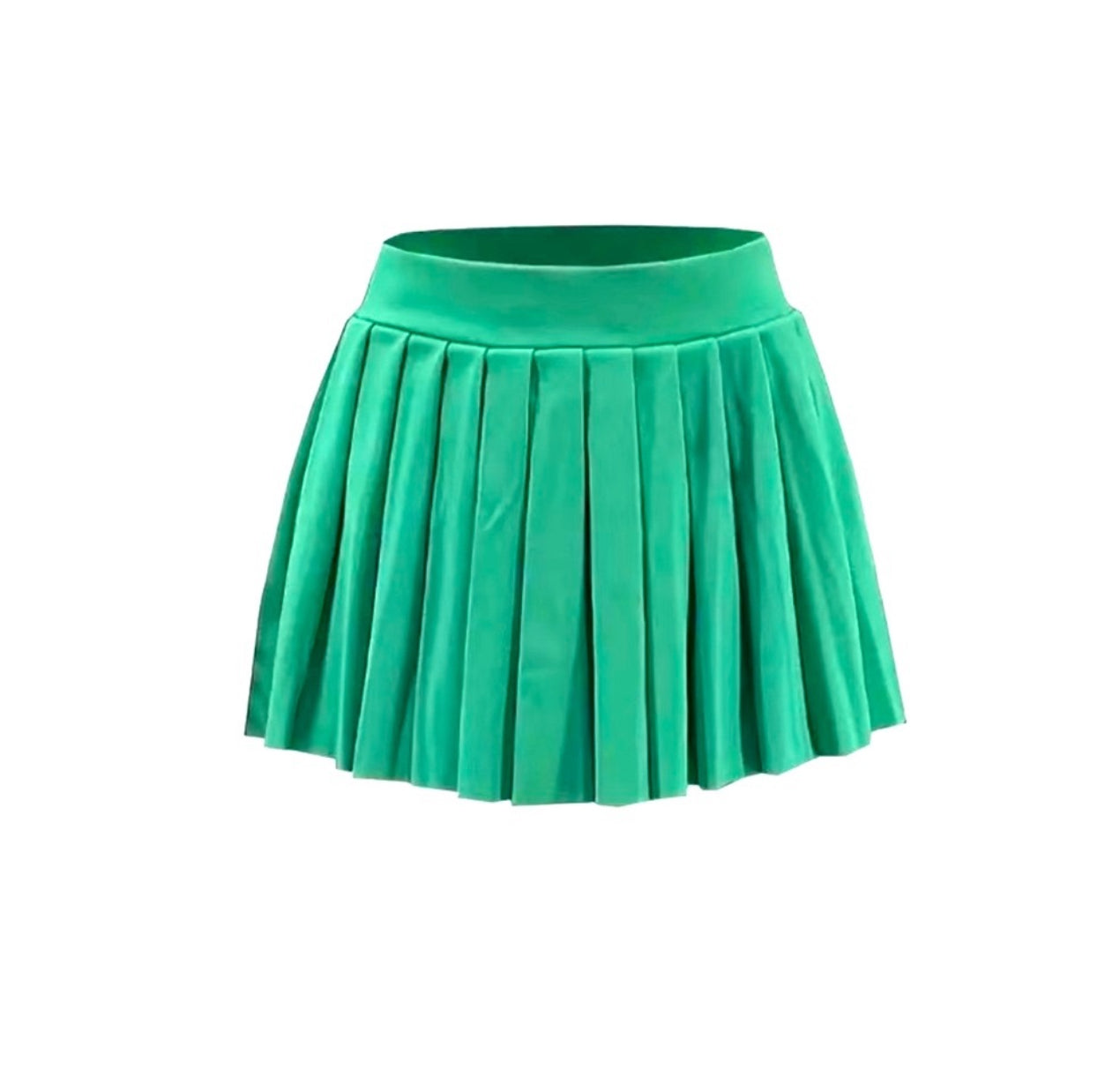 Pleated Mini Skirt