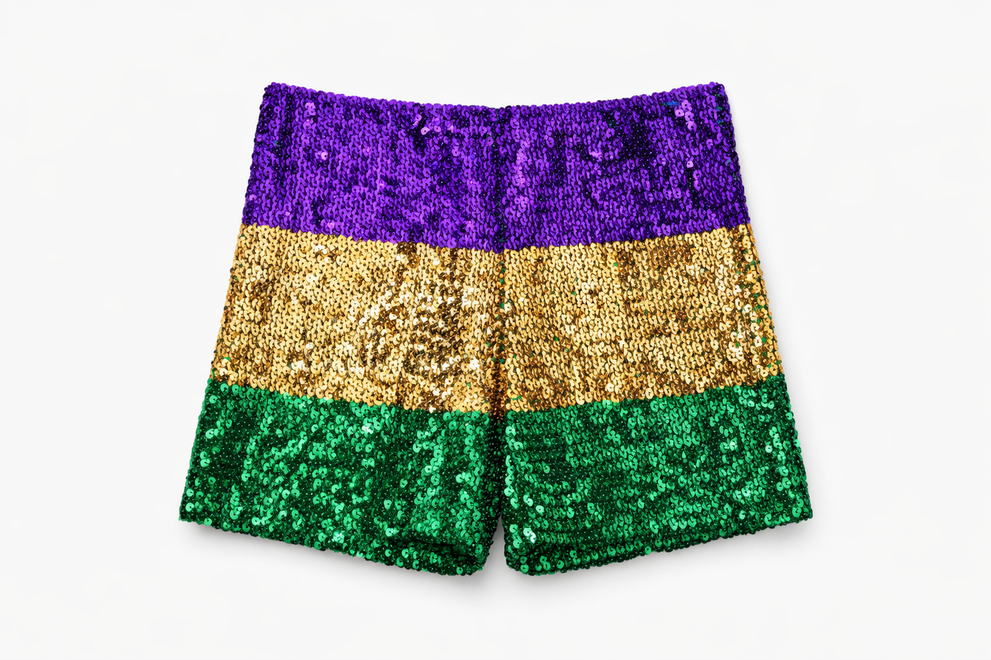 Mardi Gras Sequin Shorts