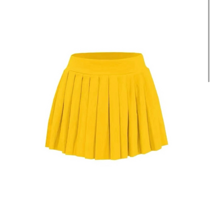 Pleated Mini Skirt