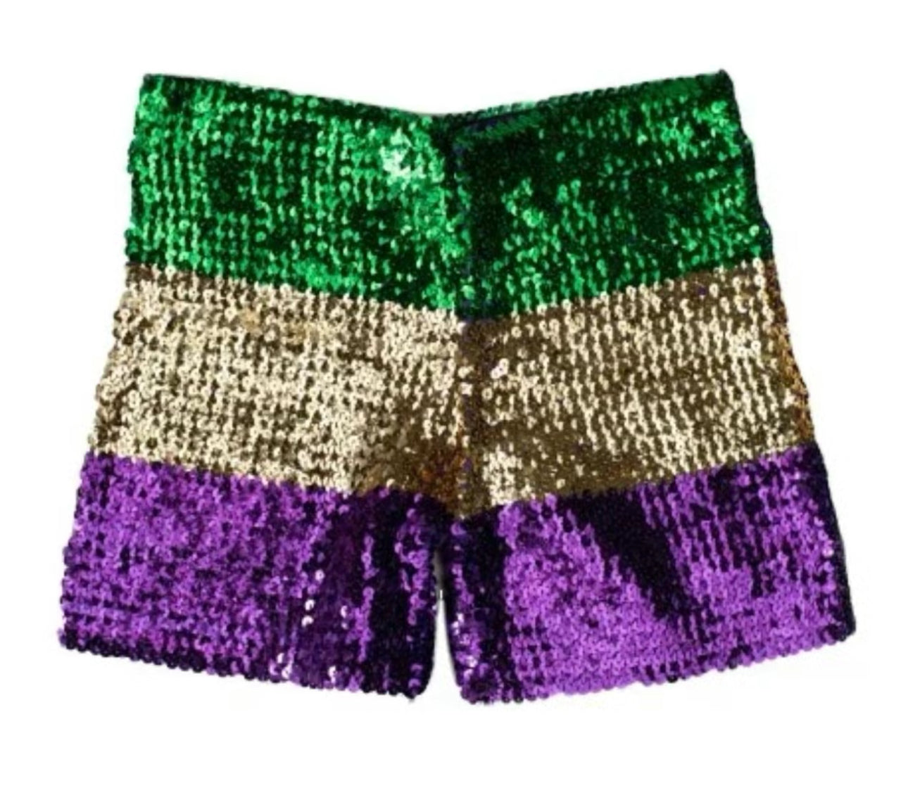 Mardi Gras Sequin Shorts