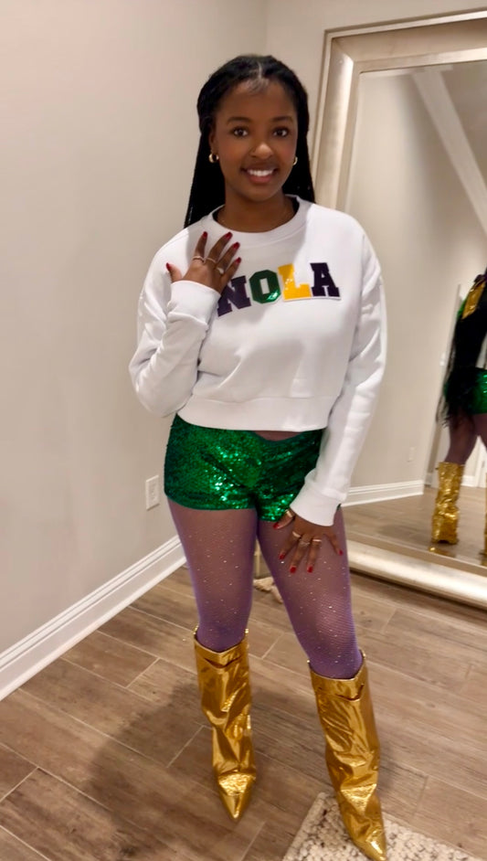 NOLA Cropped Sweatshirt