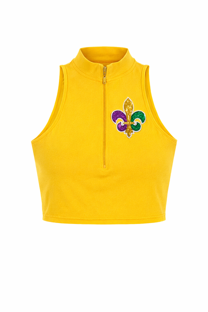 Fleur De Lis Crop Top