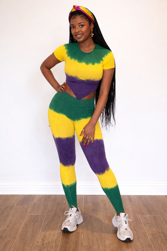 Tie Dye Mardi Gras Contour Set