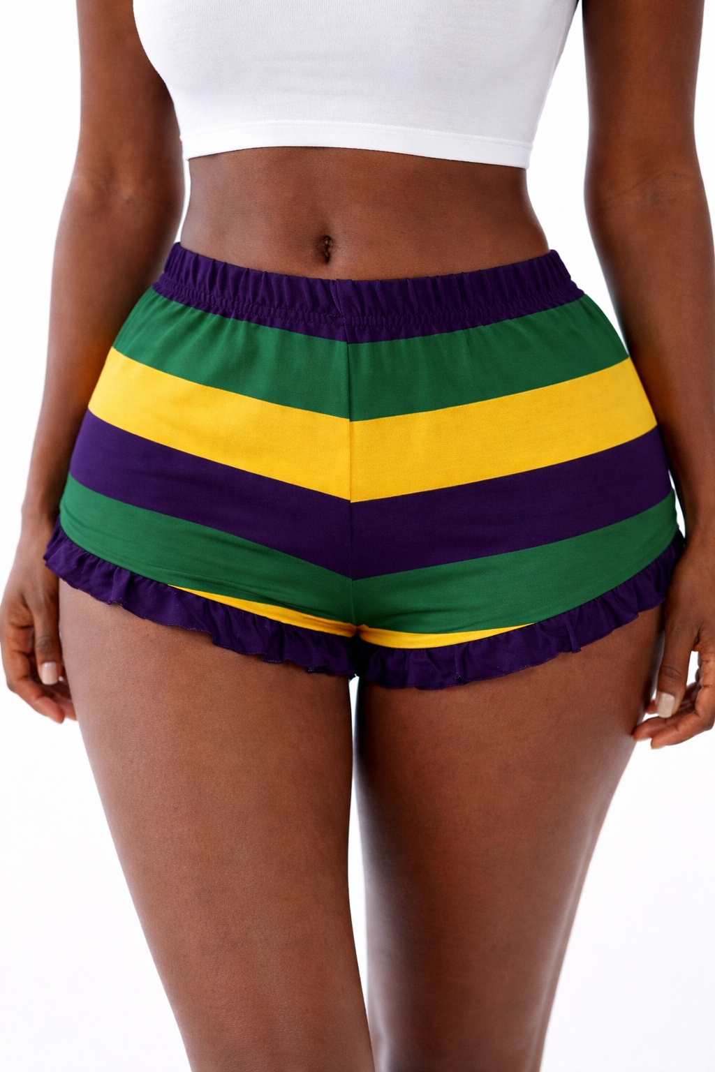 Mardi Gras Ruffle shorts