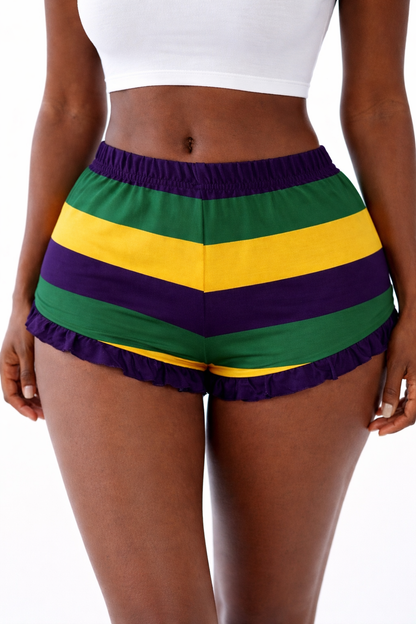 Mardi Gras Ruffle shorts