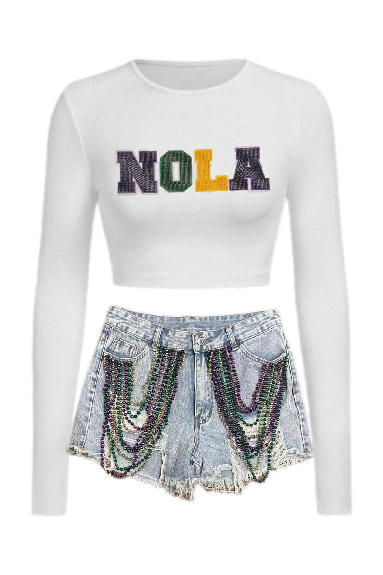 NOLA Crop Top