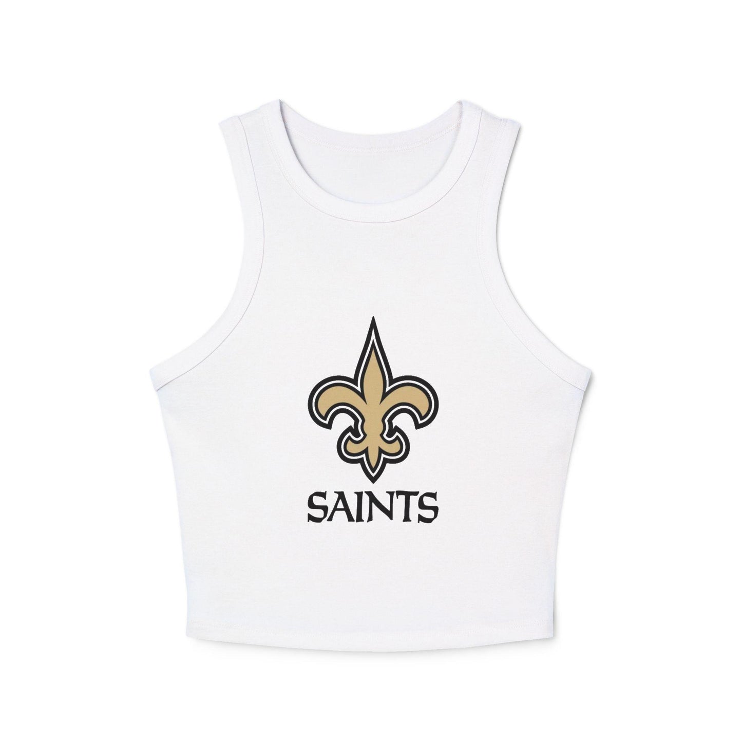 Saints Women Rib Racer Tank Top