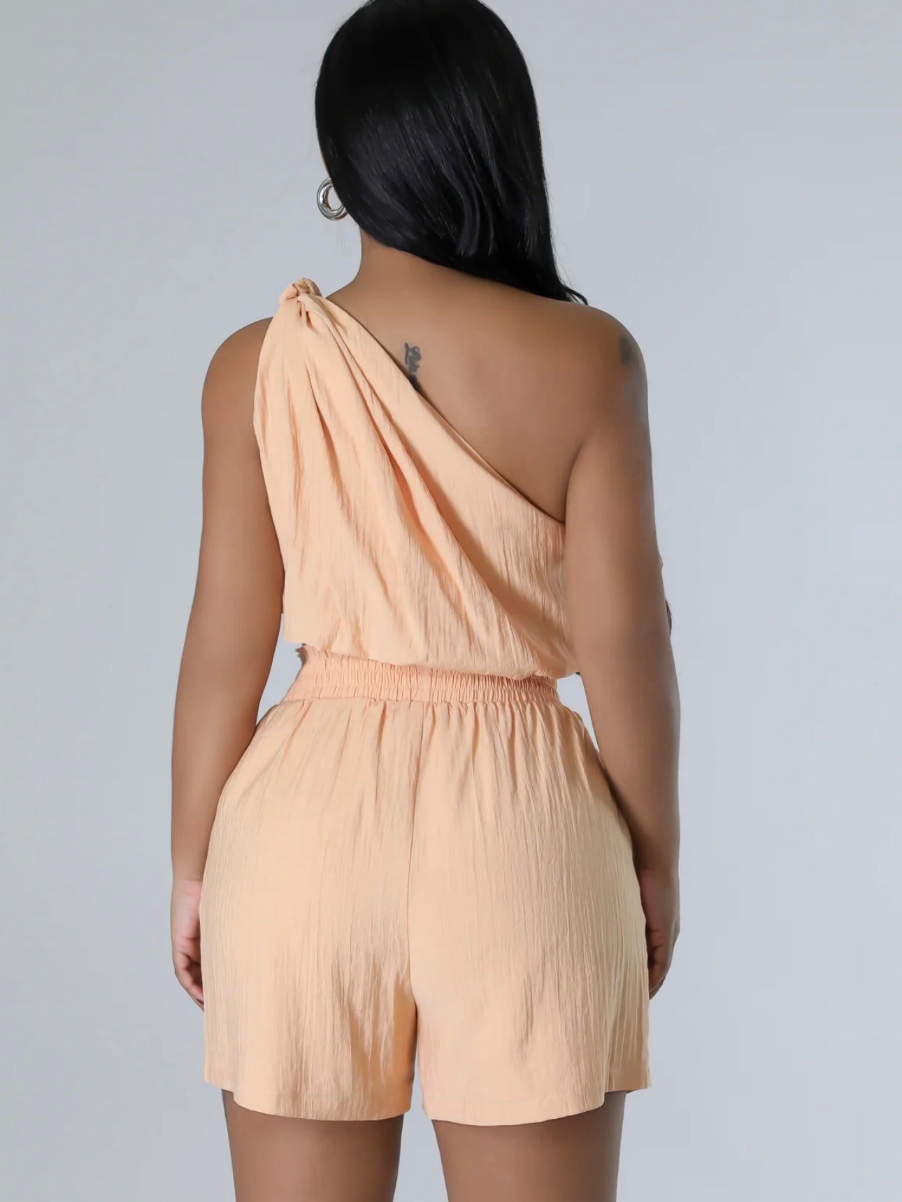 Peach Short Set - Seaux Neauxla